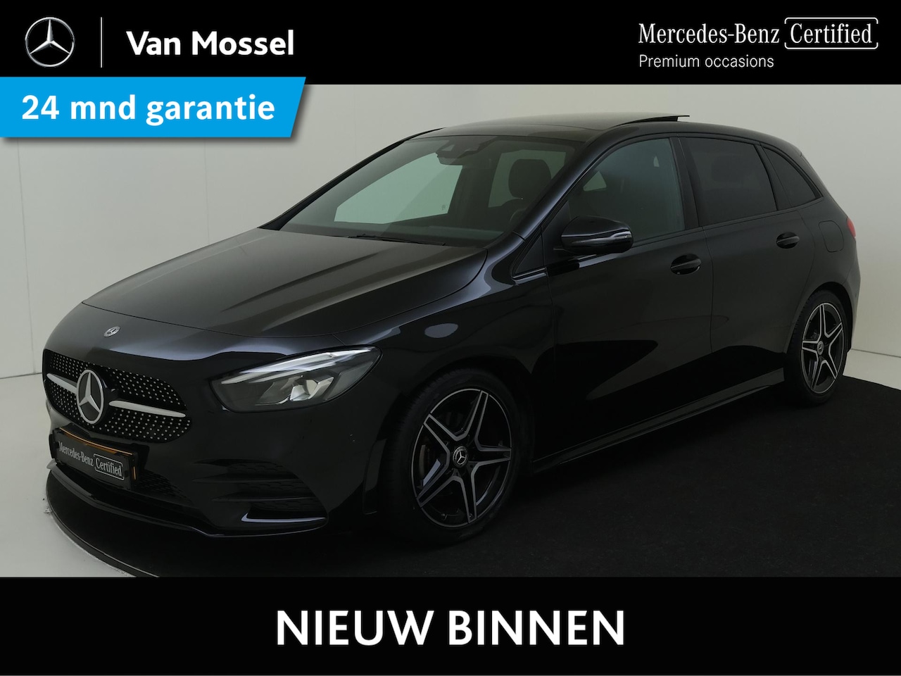 Mercedes-Benz B-klasse - 180 Business Solution AMG / Stoelverwarming / Achteruitrijcamera / Night-Pakket / Panaroma - AutoWereld.nl