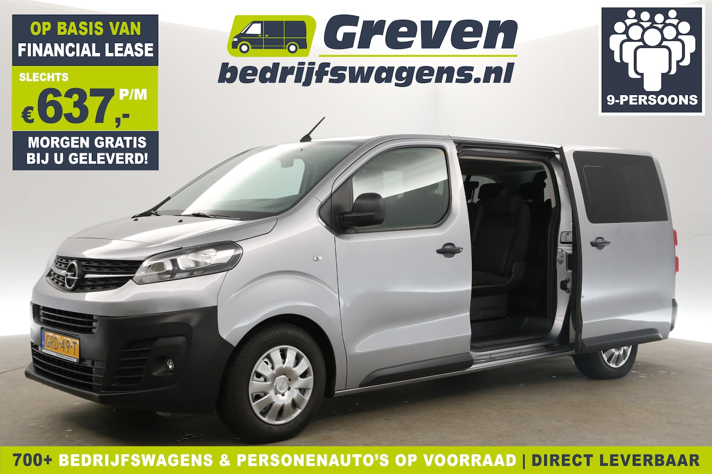 Opel Vivaro Combi - 2.0 CDTI L3H1 145PK Automaat | 9 Persoons | Incl. BTW | Airco Cruise Carplay PDC 2xSchuifd - AutoWereld.nl