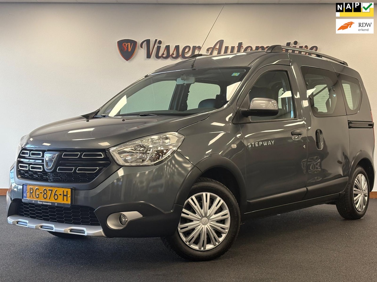 Dacia Dokker - 1.2 TCe S&S Stepway*Nationale Auto Pas*NAP*Navi*Airco*Trekhaak - AutoWereld.nl