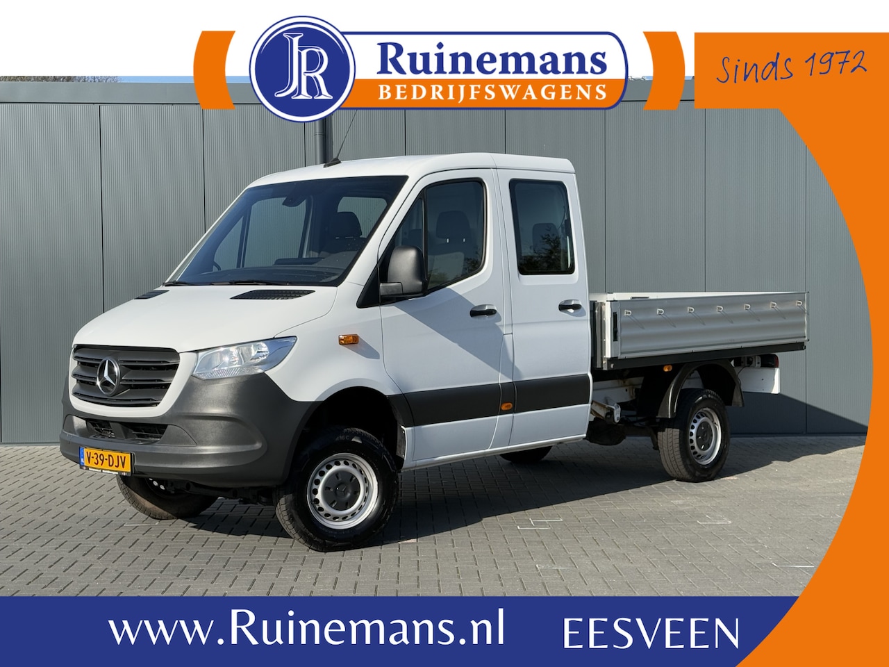 Mercedes-Benz Sprinter - 314 CDI 4X4 / PICK-UP / DUBBEL CABINE / AIRCO / CRUISE / APPLE CARPLAY / 6 PERSOONS / ZEER - AutoWereld.nl