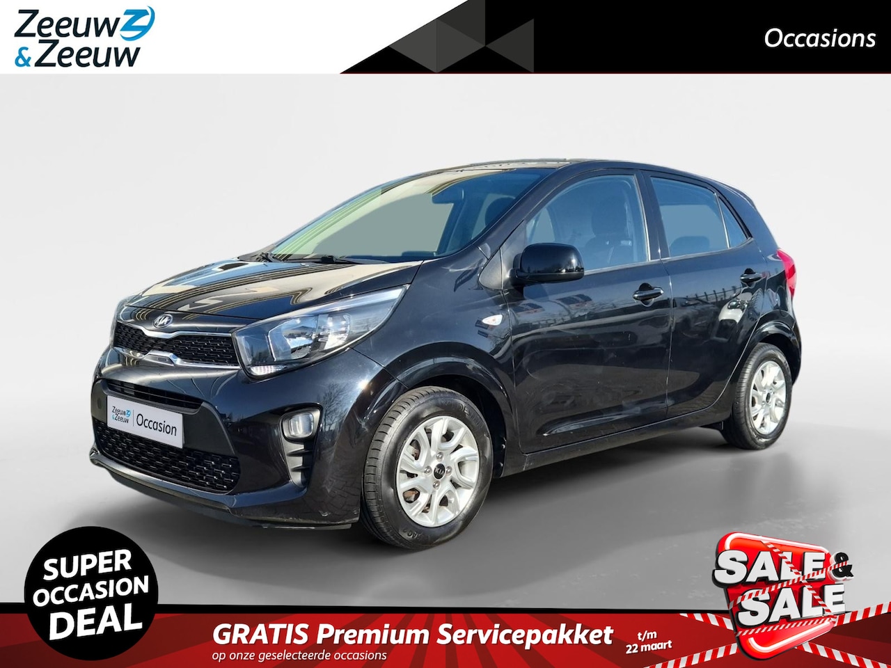 Kia Picanto - 1.0 CVVT ComfortPlusLine Navigator | Airco | Navi | Camera | LM velgen | Elektrische ramen - AutoWereld.nl