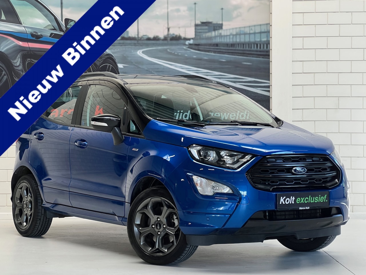 Ford EcoSport - 1.0 EcoBoost ST-Line / Airco / Navigatie / Achteruitrijd Camera Alcantara Int / Dode Hoek - AutoWereld.nl