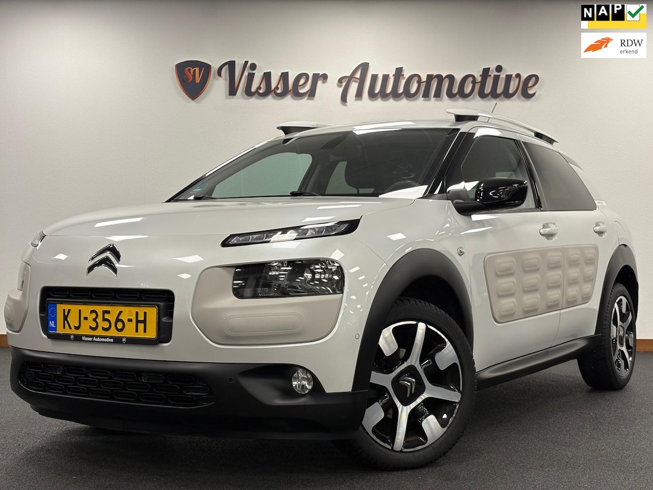 Citroën C4 Cactus - 1.2 PureTech Business Plus*Nationale Auto Pas*NAP*Leder*Cruise-Control*Navi*Airco*Stoelver - AutoWereld.nl