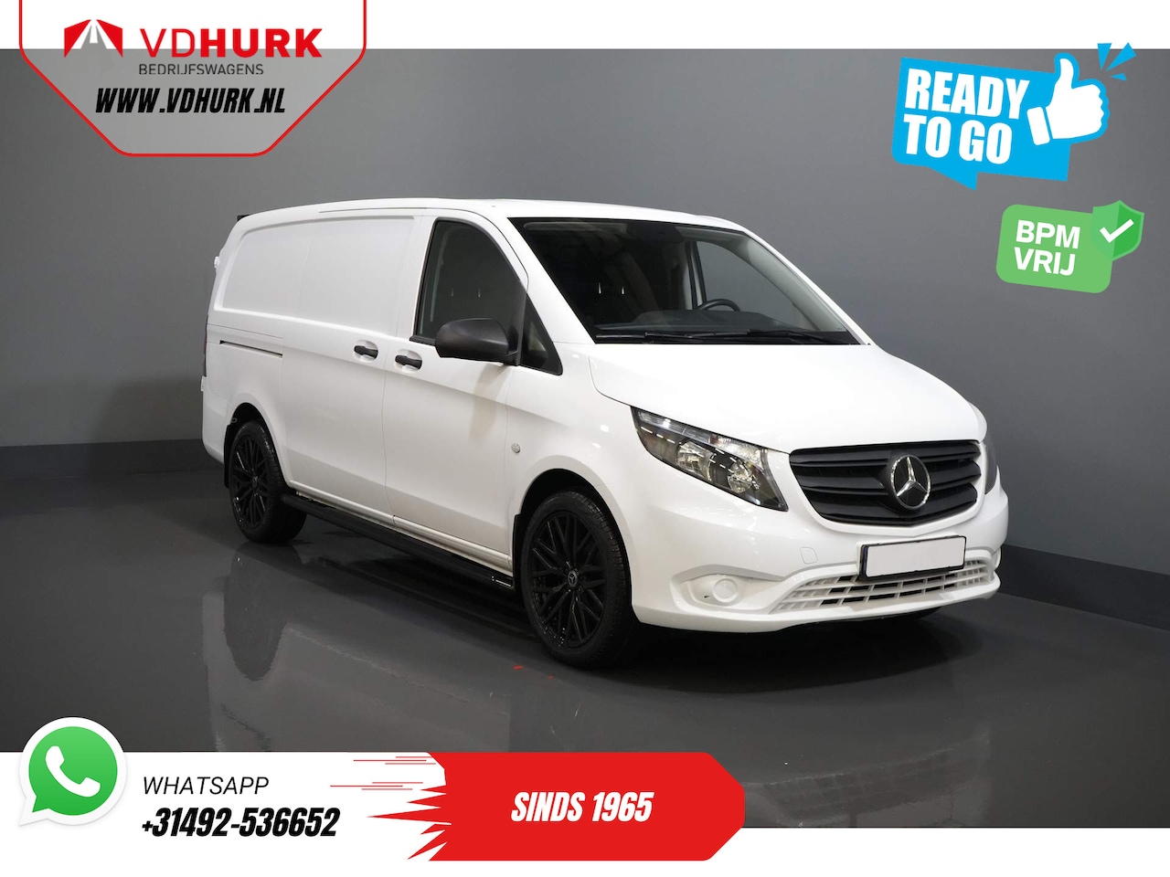 Mercedes-Benz Vito - 114 CDI Aut. L2 BPM VRIJ! Ready2Go Adapt. Cruise/ 19"LMV/ Standkachel/ Stoelverw./ Inricht - AutoWereld.nl