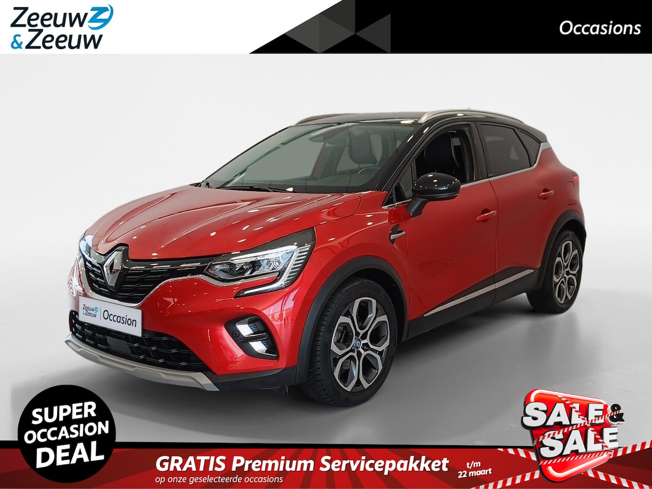 Renault Captur - 1.6 E-Tech Plug-in Hybrid 160 Intens *Automaat*Navi+Camera*Climate*Parkeersensoren*IN ZEER - AutoWereld.nl