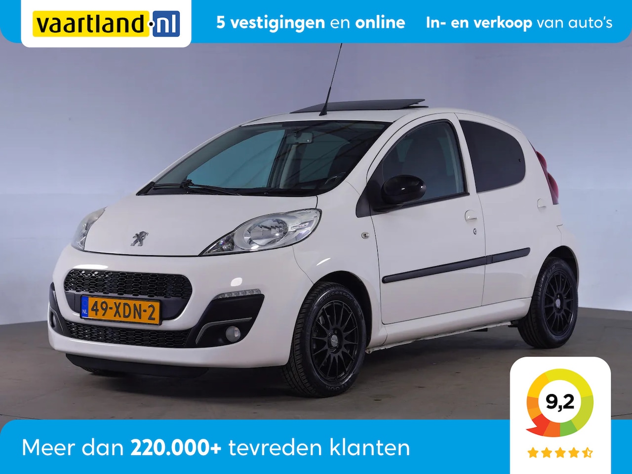 Peugeot 107 - 1.0 Active 5drs Aut. [ Schuifdak Airco Bluetooth ] - AutoWereld.nl