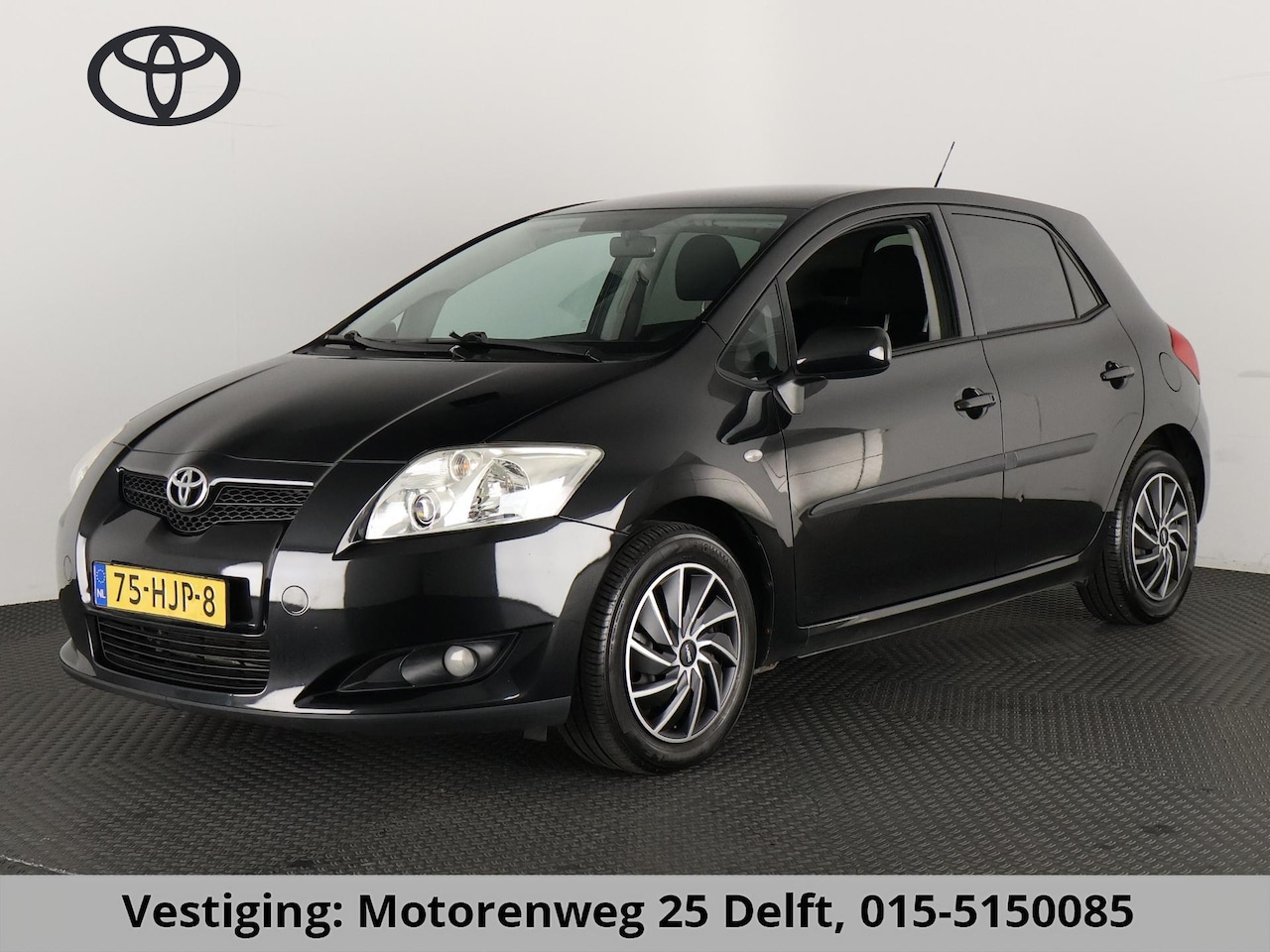 Toyota Auris - 1.6-16V SOL BLACKLINE 2e EIG VOLLEDIG ONDERHOUDEN 5 DRS MET CLIMA.CRUISE.NAVI EN SLECHTS 1 - AutoWereld.nl