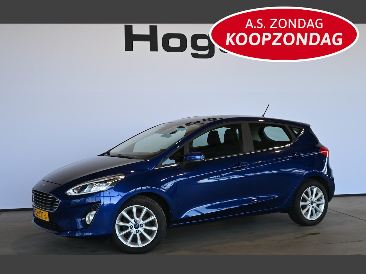 Ford Fiesta - 1.0 EcoBoost Titanium Ecc Cruise control Navigatie Dealer Onderhouden! Inruil Mogelijk! - AutoWereld.nl