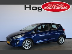 Ford Fiesta - 1.0 EcoBoost Titanium Ecc Cruise control Navigatie Dealer Onderhouden Inruil Mogelijk