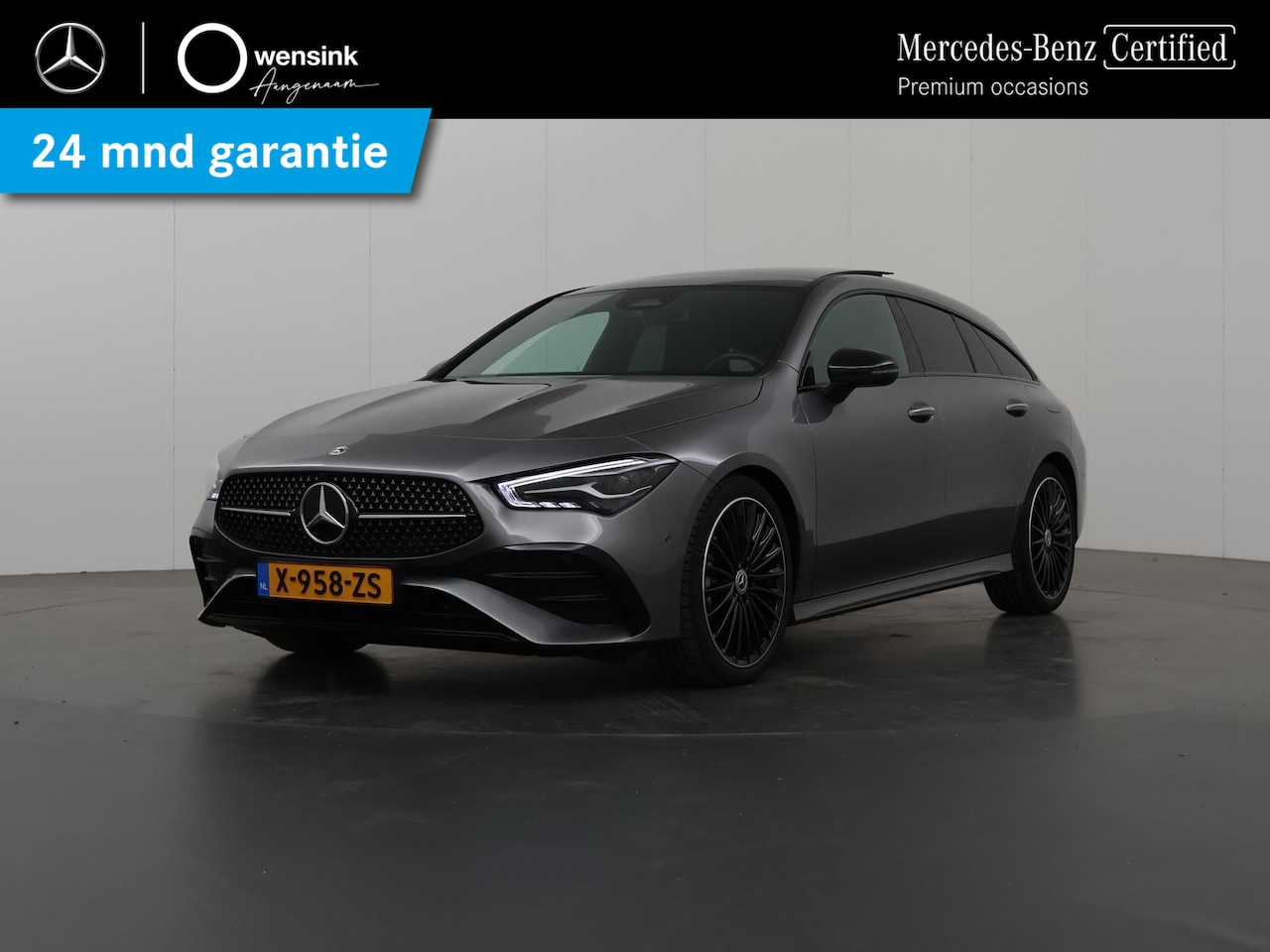 Mercedes-Benz CLA-klasse Shooting Brake - 180 AMG Line Night pakket | Panoramadak | 19 inch LM velgen | Facelift type - AutoWereld.nl