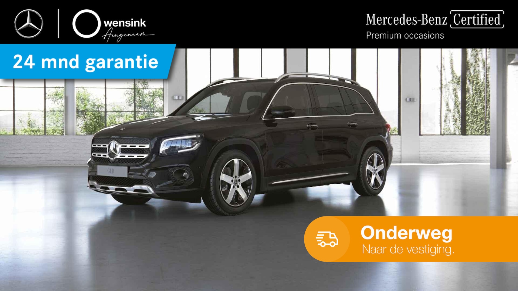 Mercedes-Benz GLB - 200 Premium Plus | Burmester | 360 graden camera | Stoelverwarming | Widescreen | Keyless - AutoWereld.nl