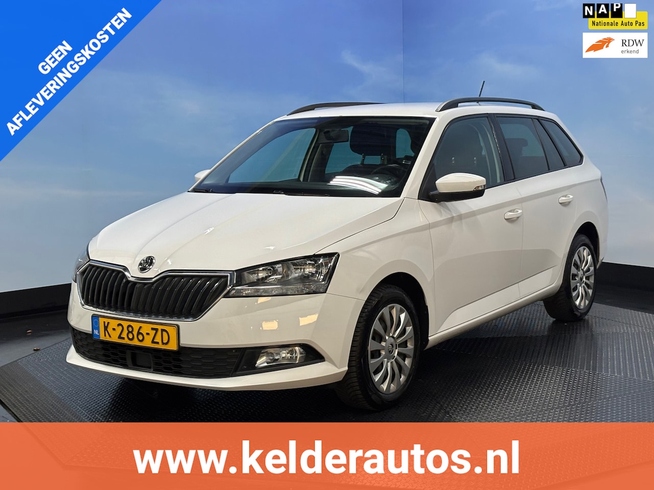 Skoda Fabia Combi - 1.0 TSI Ambition Business Airco | Navi | PDC | Cruise | Trekhaak - AutoWereld.nl