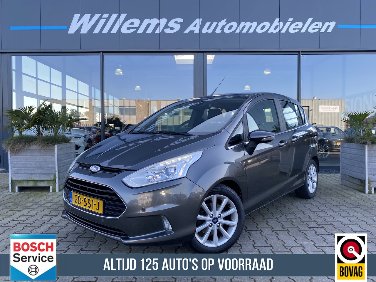 Ford B-Max - 1.0 EcoBoost Titanium Pdc , Navigatie - AutoWereld.nl