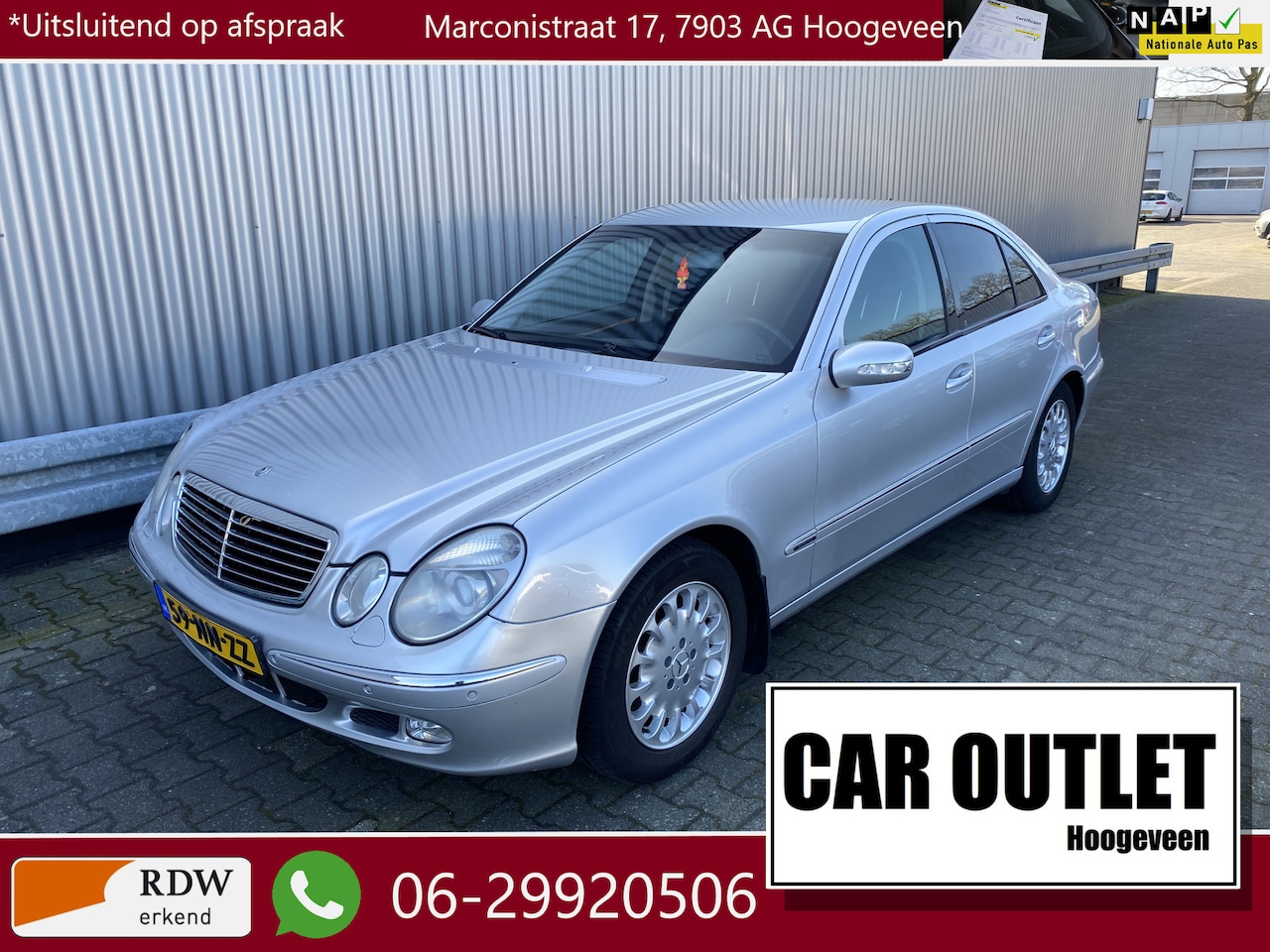 Mercedes-Benz E-klasse - 200 CDI Elegance INRUILKOOPJE! Clima, CC, LM, Trekh, nw. APK – Inruil Mogelijk – - AutoWereld.nl