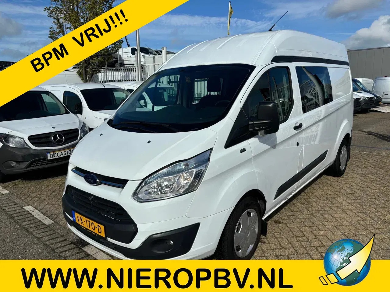 Ford Transit Custom - 2.2TDCI L2H2 Airco Cruisecontrol Trekhaak - AutoWereld.nl