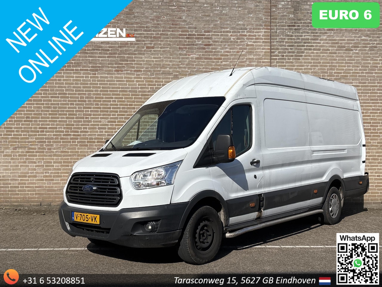 Ford Transit - 350 2.0 TDCI L4H3 Trend | EURO 6 | TIKJE GEHAD | Airco | Cruise | - AutoWereld.nl