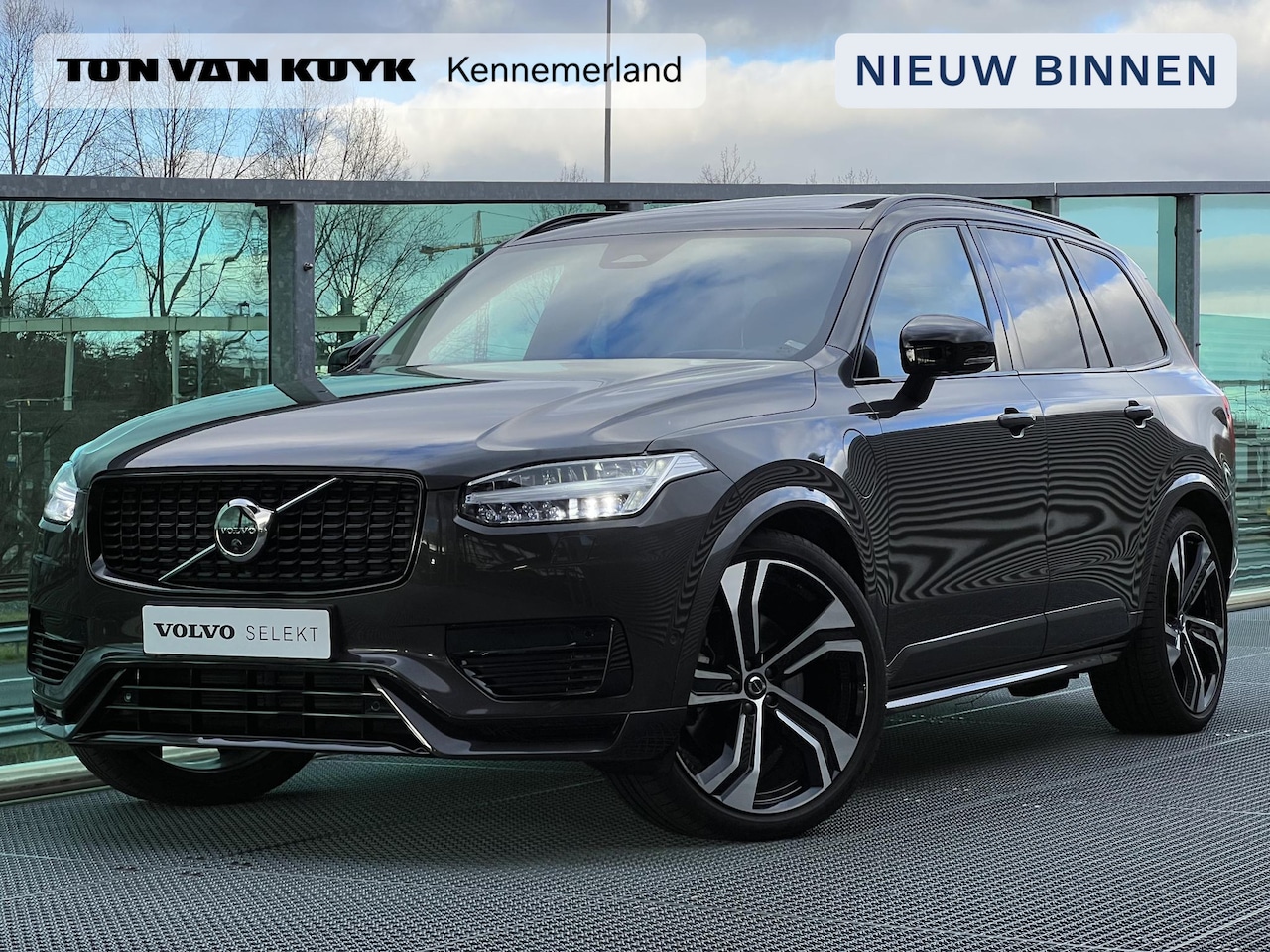 Volvo XC90 - 2.0 T8 Recharge AWD Ultimate Dark / 22 inch / Luchtvering / Bower en Wilkins / Trekhaak / - AutoWereld.nl