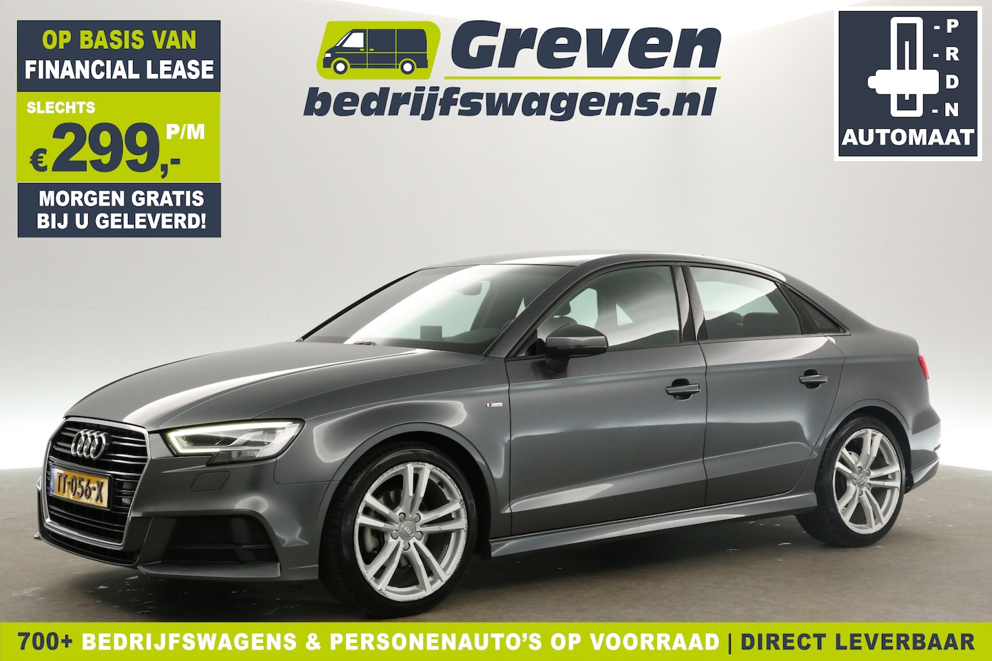 Audi A3 Limousine - 30 TFSI S-line Automaat Clima Cruise LED Parkeersensoren Navigatie 18"LMV - AutoWereld.nl