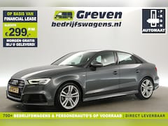 Audi A3 Limousine - 30 TFSI S-line Automaat Clima Cruise LED Parkeersensoren Navigatie 18"LMV