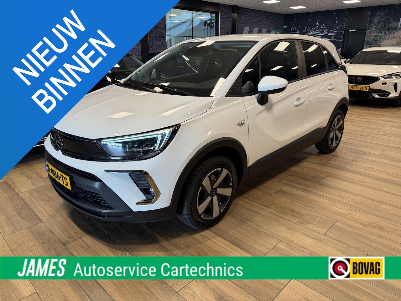 Opel Crossland - 1.2 Turbo Elegance | Stoelverwarming | Stuurwielverwarming | - AutoWereld.nl