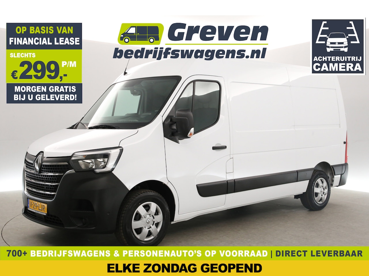 Renault Master - 2.3 dCi L2H2 150PK Airco Cruise Camera 3 Persoons LED Parkeersensoren Elektrpakket - AutoWereld.nl