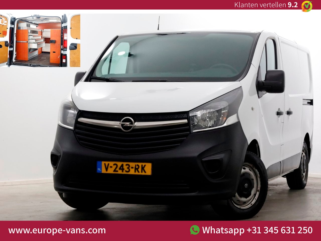 Opel Vivaro - 1.6 CDTI 125pk E6 L1H1 Edition Airco/Inrichting/2x Schuifdeur 07-2018 - AutoWereld.nl