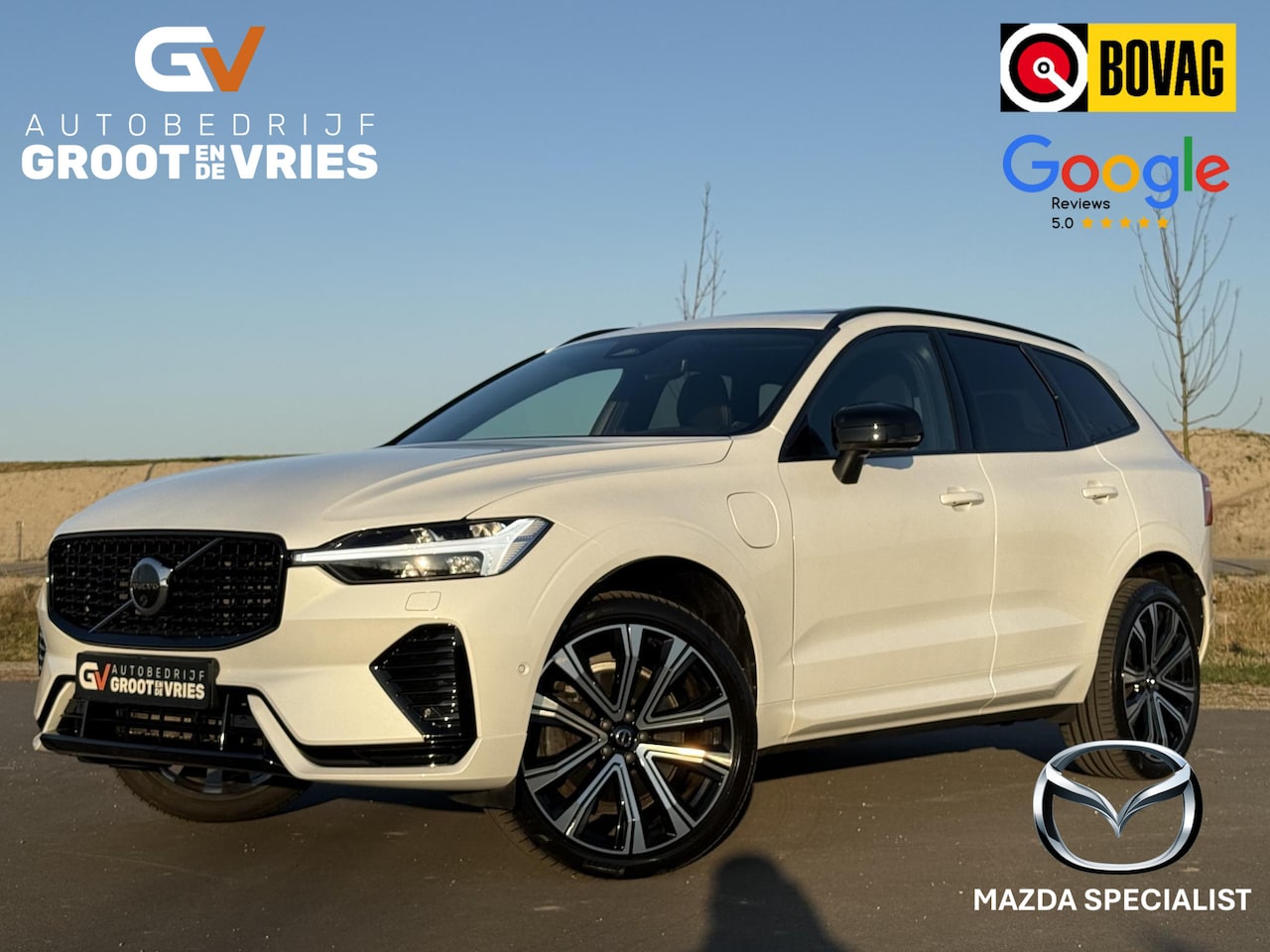 Volvo XC60 - 2.0 T8 Plug-in hybrid AWD R-Design Pano|Luchtvering|Facelift|Trekhaak|CarPlay - AutoWereld.nl