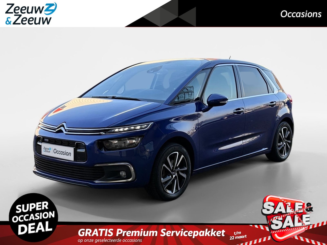 Citroën C4 Picasso - 1.2 PureTech Feel | Trekhaak | Navigatie | Camera | Parkeersensoren voor en achter | Dode - AutoWereld.nl