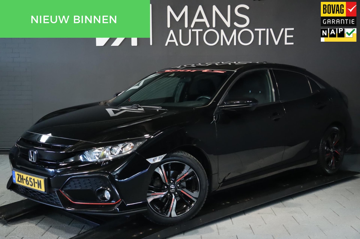 Honda Civic - 1.0 i-VTEC / ACC / LED / CAMERA / CARPLAY / STOELVERW - AutoWereld.nl