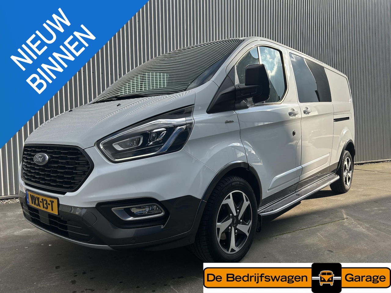 Ford Transit Custom - 320 2.0 TDCI L2H1 active dubbele cabine | heel compleet| elektrische lederen verwarmbare s - AutoWereld.nl