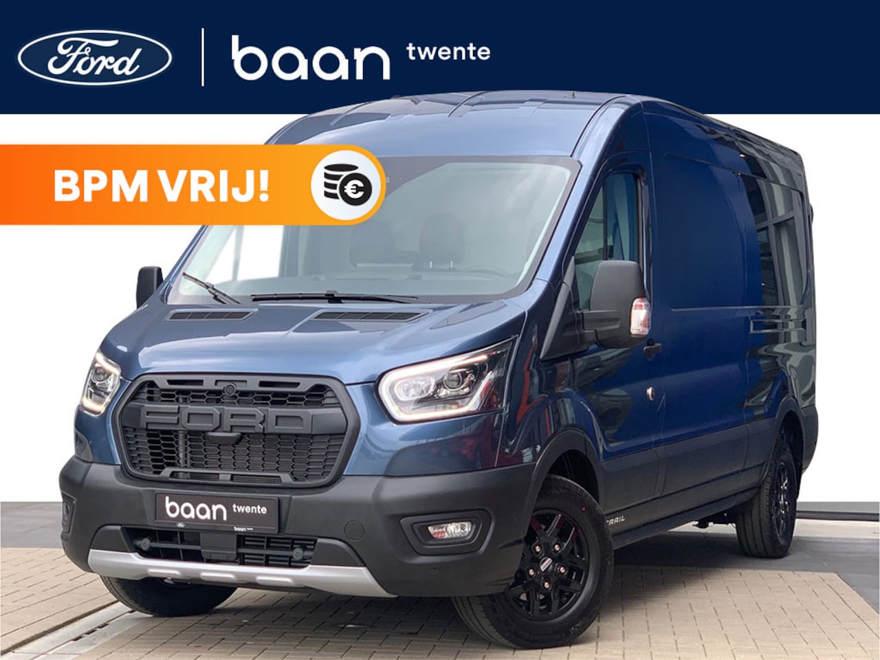 Ford Transit - 350 2.0 TDCI 170 PK L3H2 Trail | BI-Xenon | SYNC 4 | Trekhaak | Camera | BLIS | Leder | Ap - AutoWereld.nl