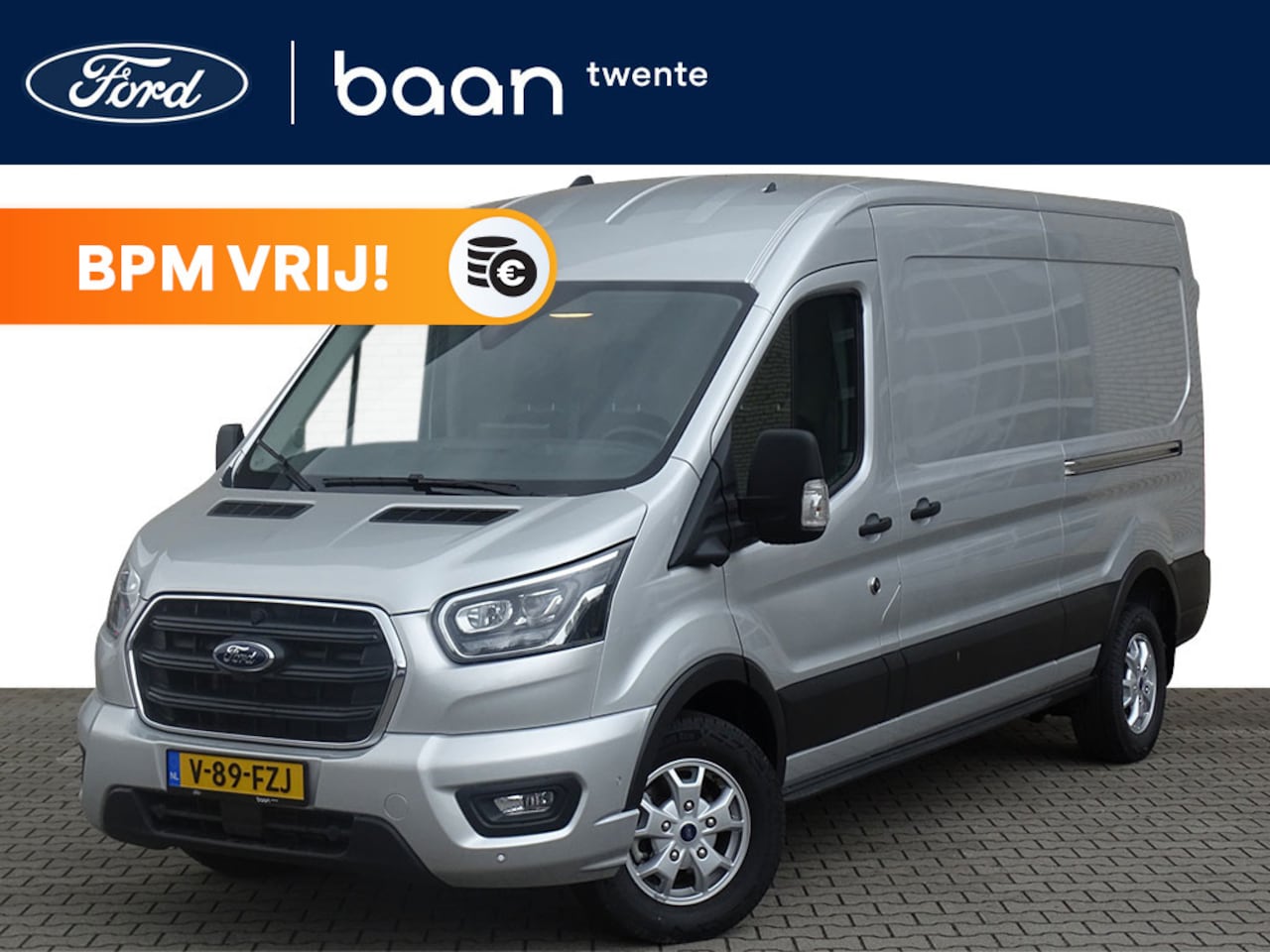 Ford Transit - 350 2.0 TDCI 170 PK L3H2 Limited | 2x Schuifdeur | Trekhaak | SYNC 4 | 360 Camera | ACC | - AutoWereld.nl