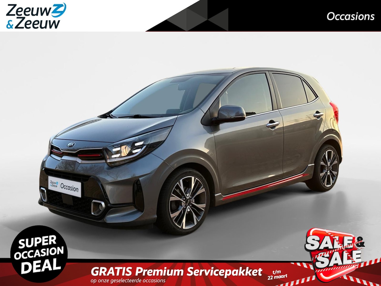 Kia Picanto - 1.2 CVVT GT-Line | AUTOMAAT | Navi | 5-persoons | Stoelverwarming - AutoWereld.nl