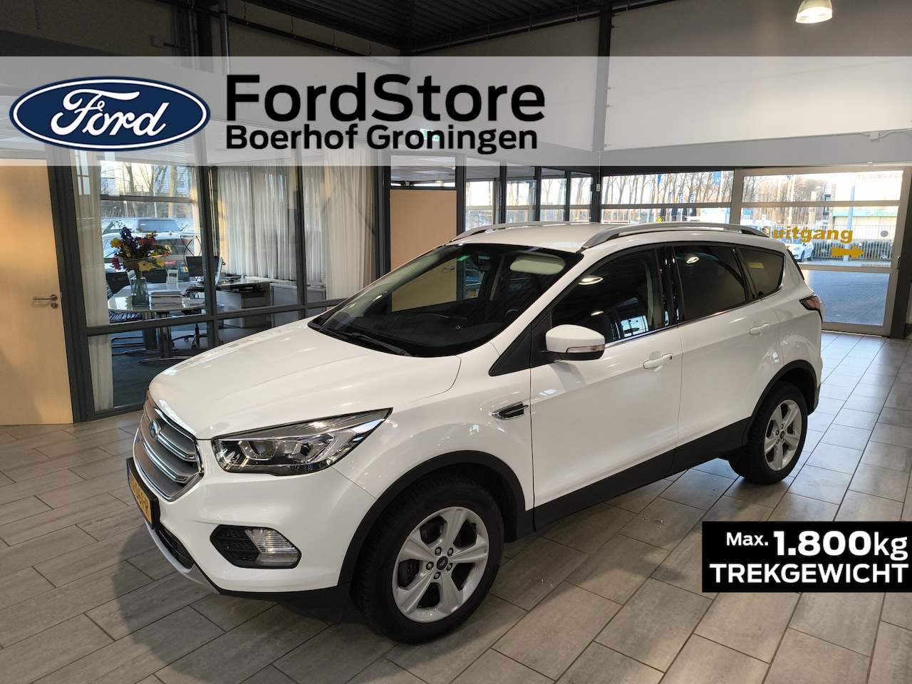 Ford Kuga - 1.5 EcoBoost Trend Ultimate | Trekhaak | Camera | Navi | Clima | Cruise | Apple Carplay | - AutoWereld.nl