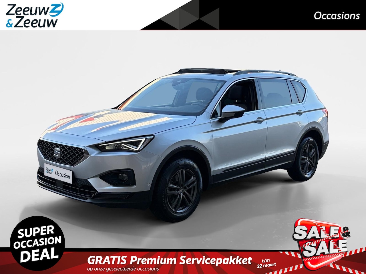 Seat Tarraco - 1.5 TSI FR 7p. | Trekhaak | Navigatie | Camera | Stoel verwarming | Panorama schuifdak | K - AutoWereld.nl