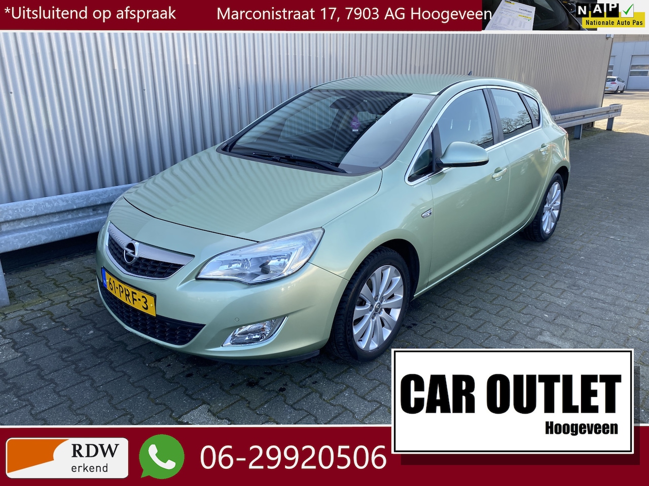 Opel Astra - 1.4 Turbo Cosmo Clima, Navi, CC, PDC v/a, LM, nw. APK – Inruil Mogelijk – - AutoWereld.nl