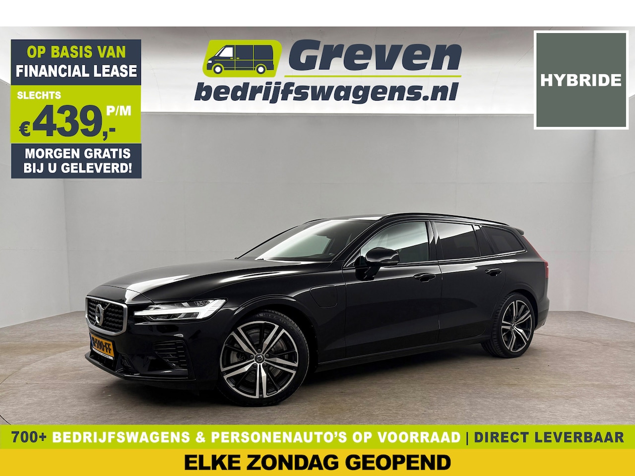 Volvo V60 - 2.0 T6 Twin Engine AWD R-Design | Harman/Kardon | 342PK Camera LED Carplay Clima Sfeerverl - AutoWereld.nl