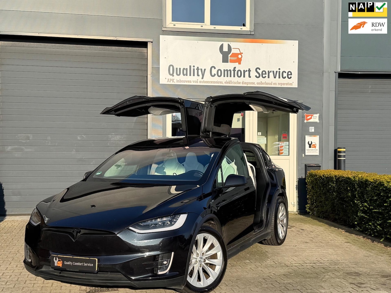 Tesla Model X - 90D Base 7p.|Free.supercharging|Fullselfdrive|Garantie - AutoWereld.nl