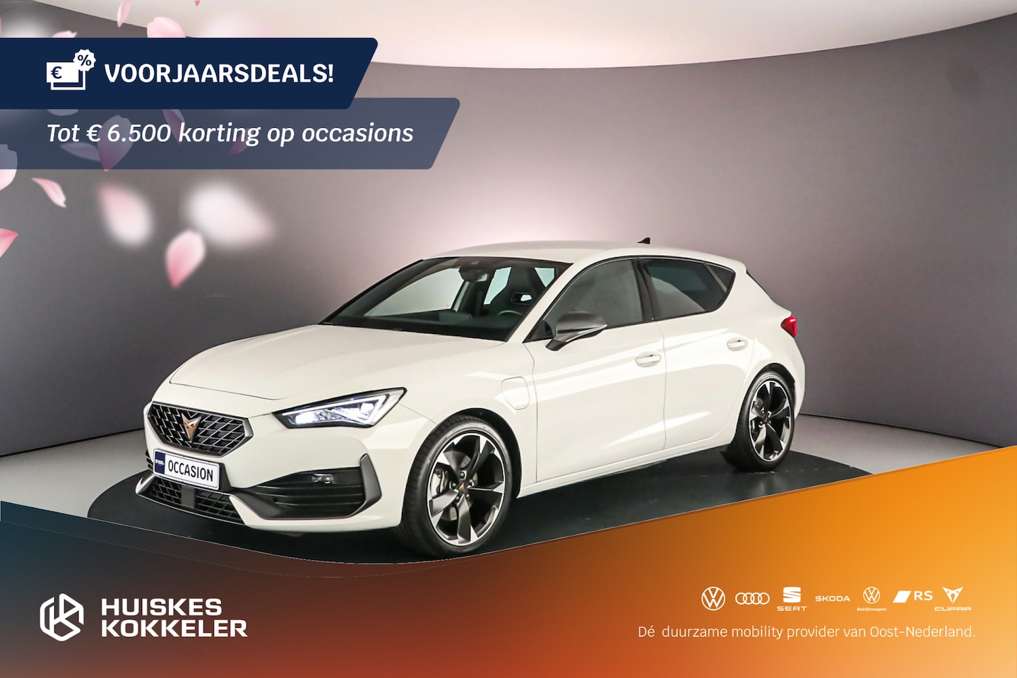 CUPRA Leon - Business 1.4 TSI e-Hybrid 204pk DSG Automaat Cruise control, Navigatie, Stuurwiel verwarmd - AutoWereld.nl