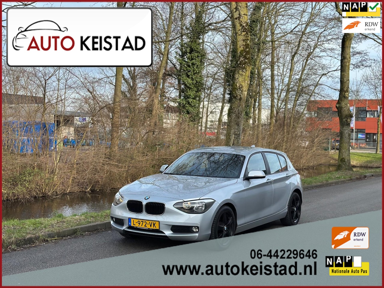 BMW 1-serie - 116i 5-DEURS AIRCO/CRUISE/NAVIGATIE! ORIGINELE KILOMETERS! - AutoWereld.nl