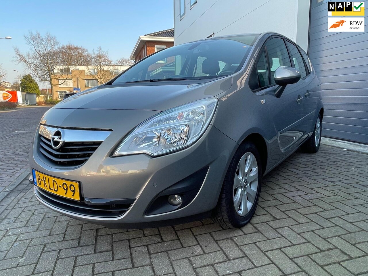 Opel Meriva - 1.4 Turbo Berlin/Navi/Dealer onderhouden/PDC/Cruise-c/Climate-c/Trekhaak/Nette auto - AutoWereld.nl