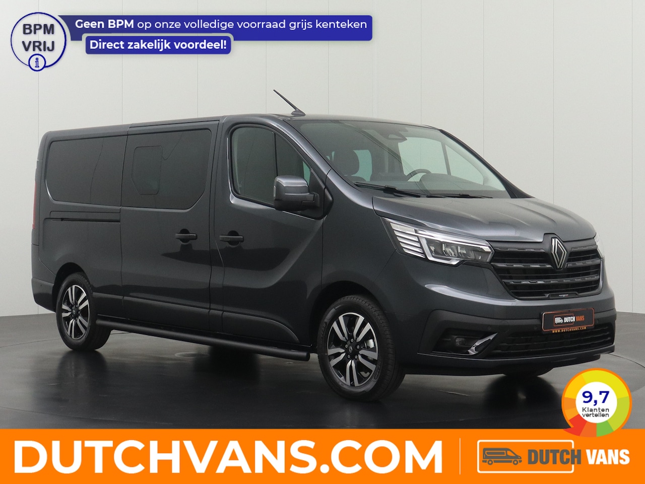 Renault Trafic - 2.0DCI 170PK Lang Dubbele Cabine Anniversary+ Edition | EDC Automaat | BomVol ! - AutoWereld.nl