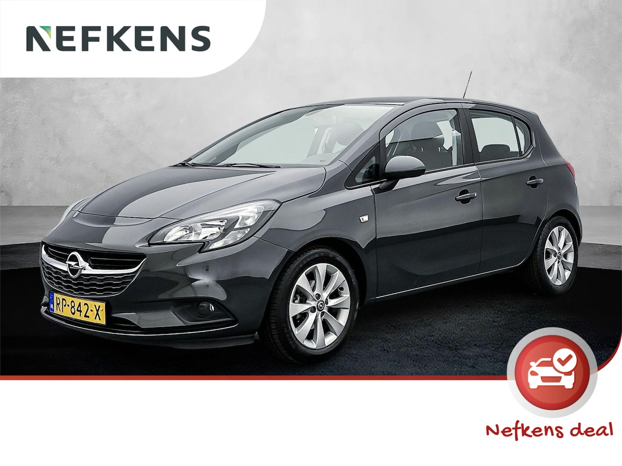 Opel Corsa - Favourite 90 pk | Navigatie | Parkeersensoren Achter | Trekhaak | Lederen Stuurwiel | DAB - AutoWereld.nl