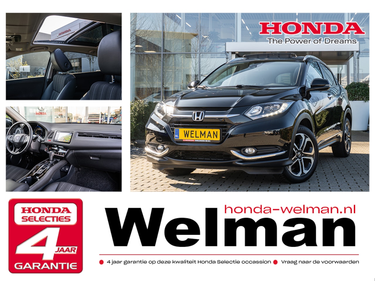 Honda HR-V - 1.5i V-TEC EXECUTIVE - AUTOMAAT - PANORAMADAK - ALL WEATHERS - AutoWereld.nl