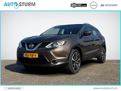 Nissan Qashqai - 1.2 Tekna Automaat | Trekhaak | Panoramadak | Navigatie | 360° Camera | Leder | Stoelverwa