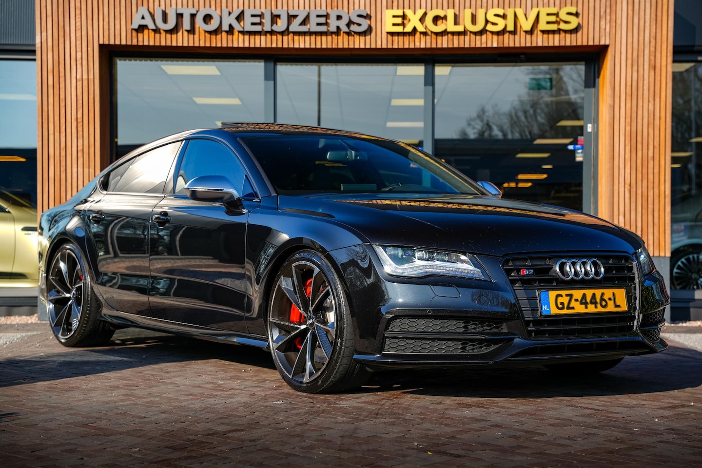 Audi A7 Sportback - 4.0 TFSI S7 quattro Pro Line plus Klepuitlaat Carbon Panodak BOSE ACC Camera Memory Sterre - AutoWereld.nl