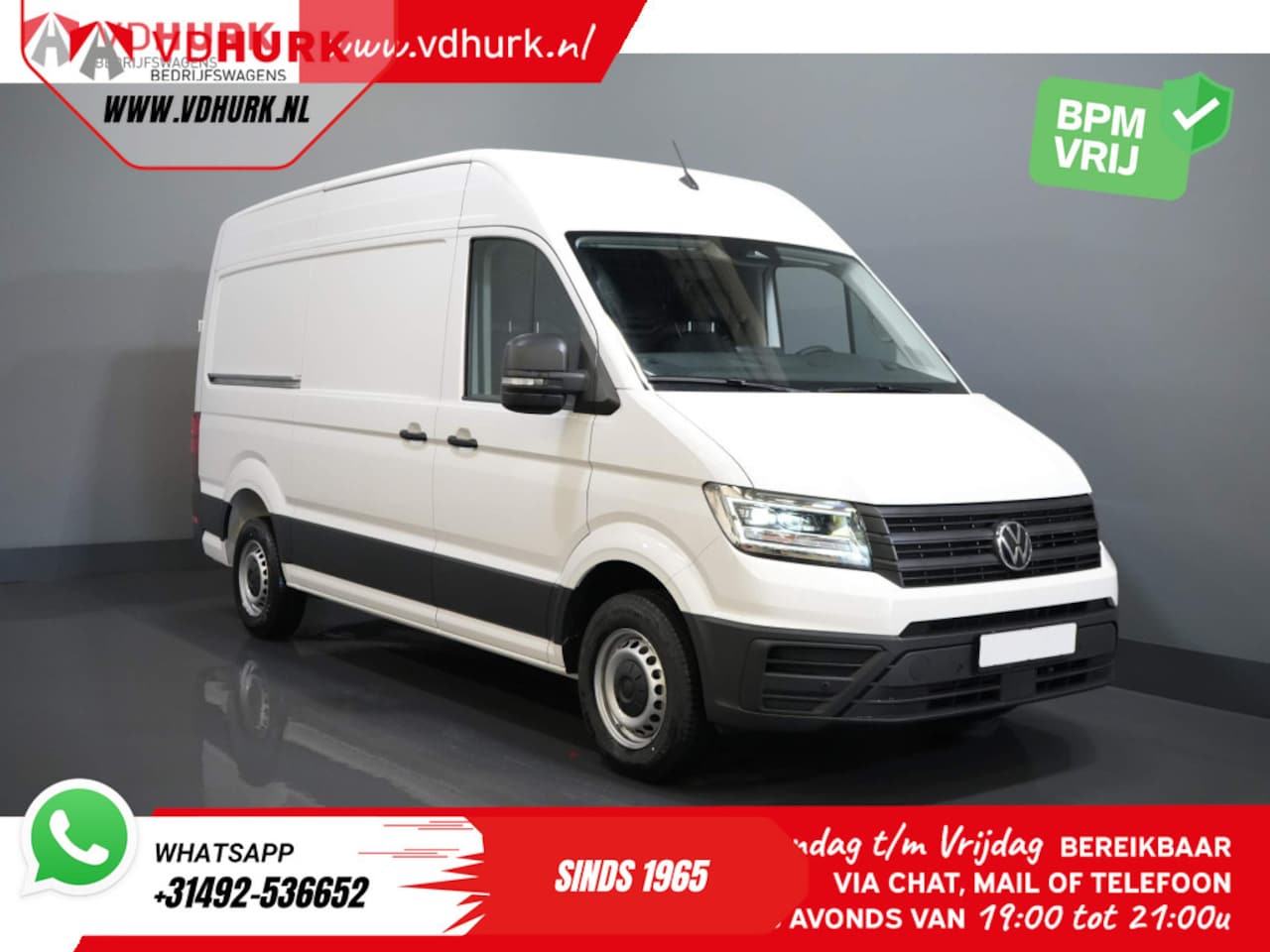 Volkswagen Crafter - 35 2.0 TDI 140 pk DSG Aut. L3H3 BPM VRIJ! LED/ Virtual Cockpit/ Camera/ Cruise/ Carplay/ G - AutoWereld.nl