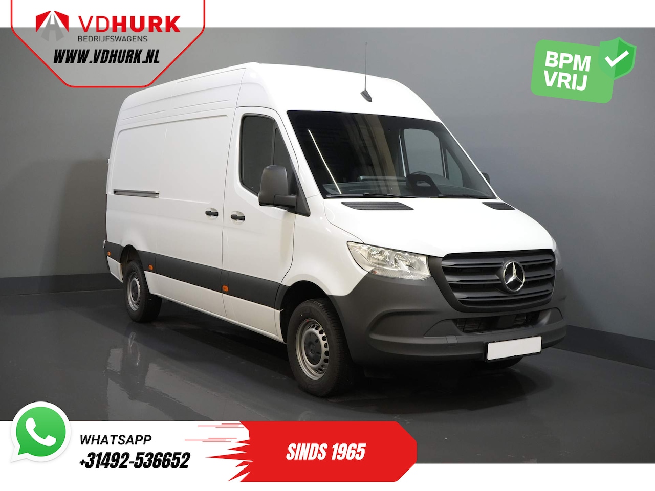 Mercedes-Benz Sprinter - 317 CDI Aut. L2H2 BPM VRIJ/ 3.5t Trekverm./ Carplay/ Camera/ Cruise/ Betimmering - AutoWereld.nl