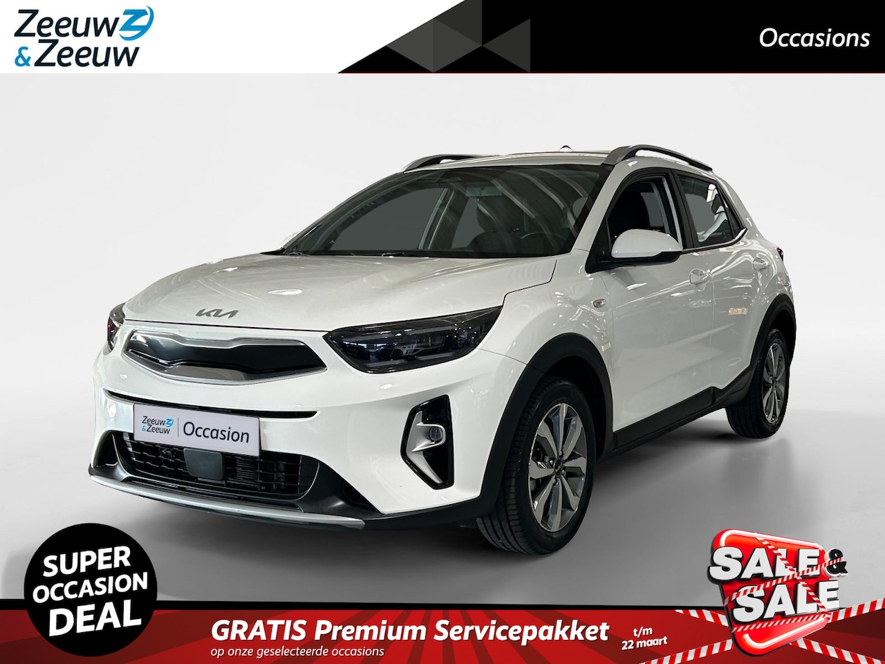 Kia Stonic - 1.0 T-GDi MHEV DynamicLine 120 PK | Apple Carplay/ Android Auto | Airco | Parkeersensoren - AutoWereld.nl