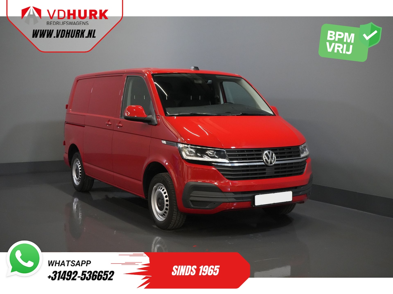 Volkswagen Transporter - 2.0 TDI 150 pk DSG Aut. BPM VRIJ! Adapt.Cruise/ 2x Schuifdeur/ LED/ Standkachel/ Stoelverw - AutoWereld.nl